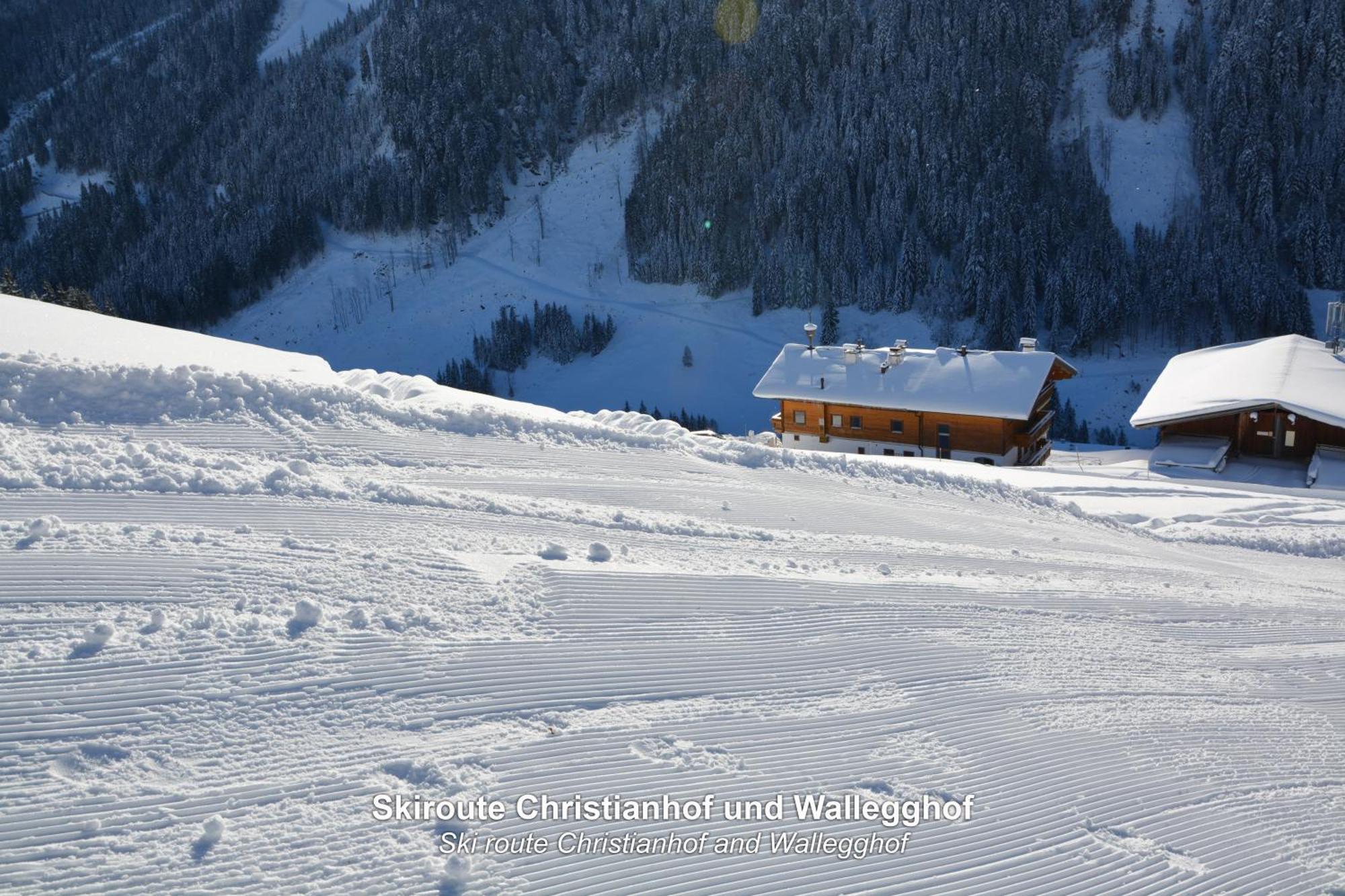 Ski In-Ski Out - Gaestehaeuser Saalbach-Hinterglemm - Wallegghof Christianhof ภายนอก รูปภาพ