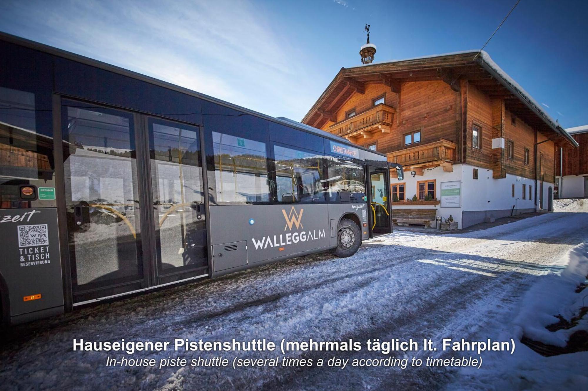 Ski In-Ski Out - Gaestehaeuser Saalbach-Hinterglemm - Wallegghof Christianhof ภายนอก รูปภาพ